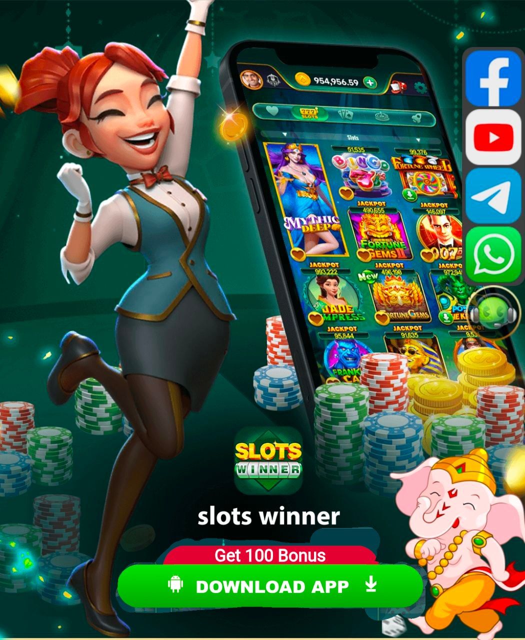 Slot Winner Apk Banner