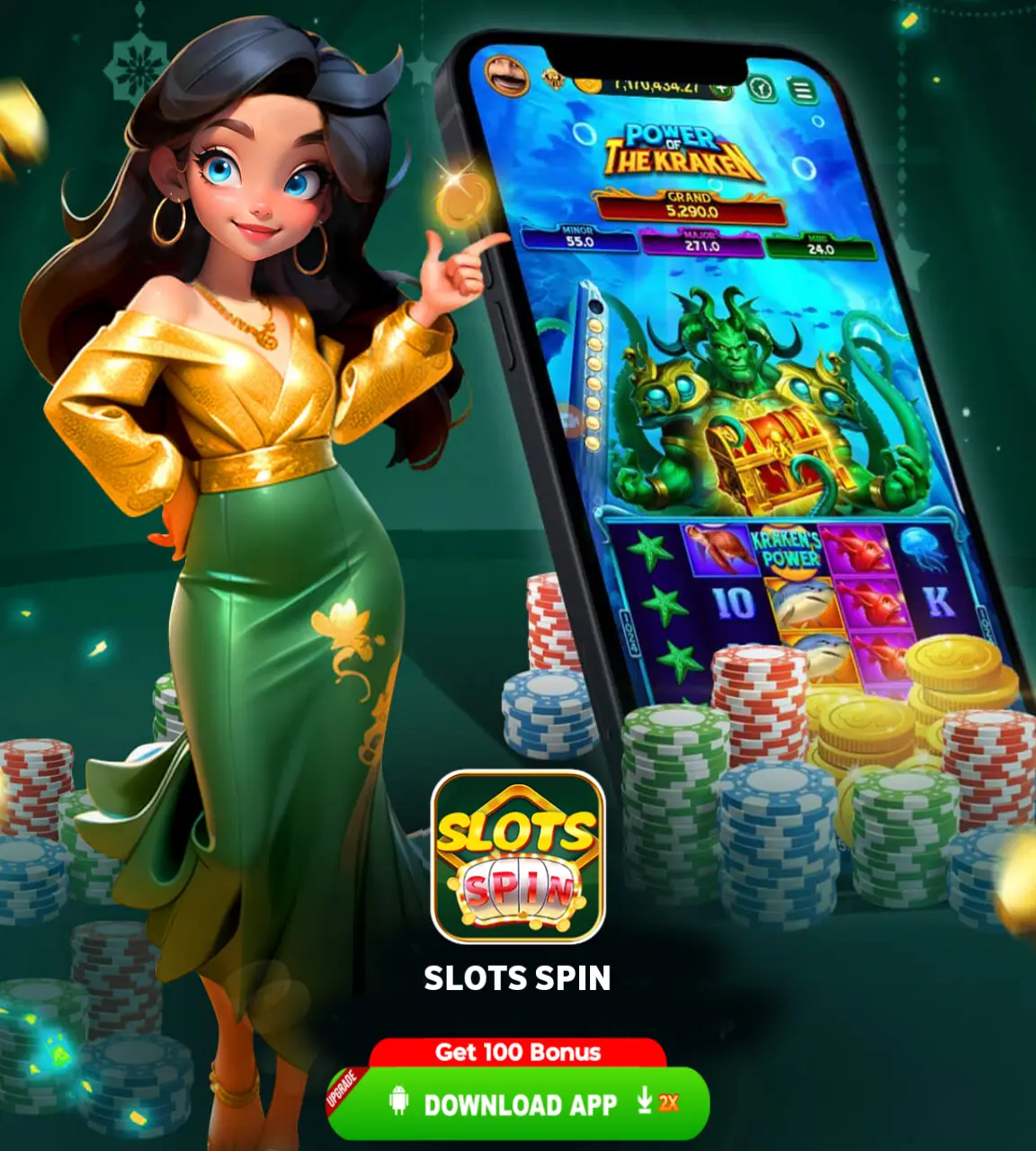 Slots Spin Apk Banner