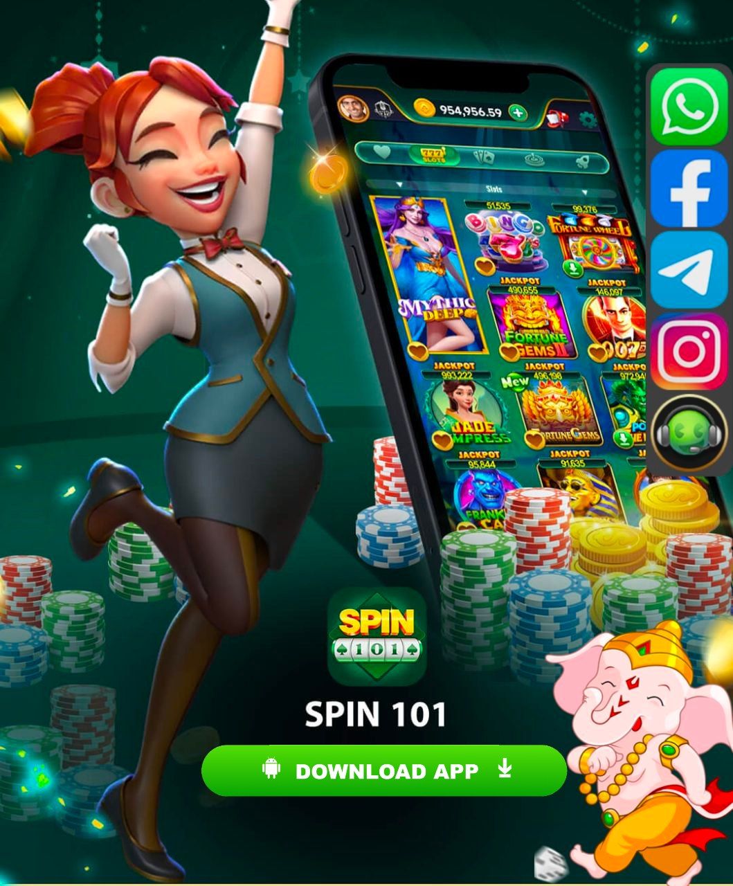 Spin101 Apk Banner
