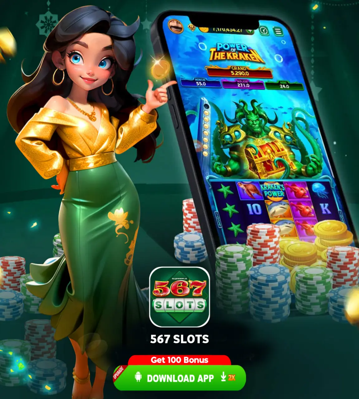 567 Slot Apk Banner